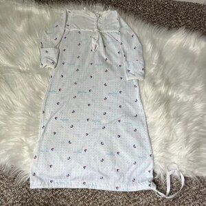 Vintage Baby Dior Paris New York White Sailboat Gown